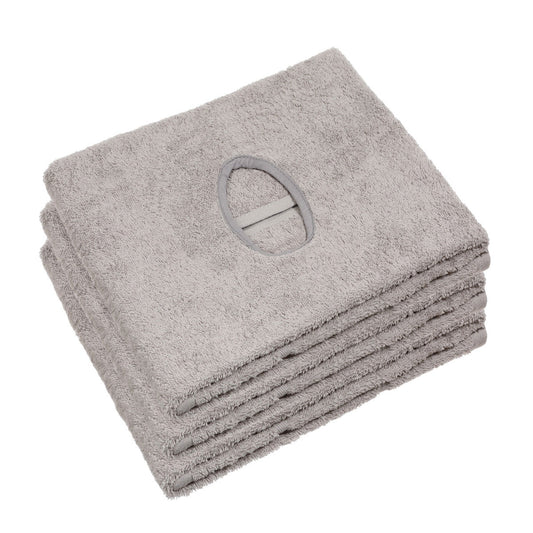 Luxury Easy Breathe Spa Towels With Face Hole - 3 Pack